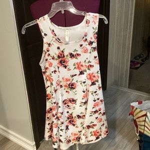 Girls floral print dress with jacket